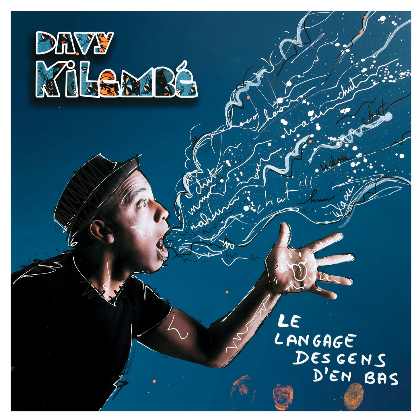 Pochette de : LE LANGAGE DES GENS D'EN BAS - DAVY KILEMBE (CD)