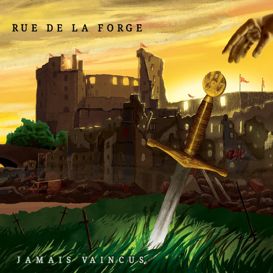 Pochette de : JAMAIS VAINCUS - RUE DE LA FORGE (CD)