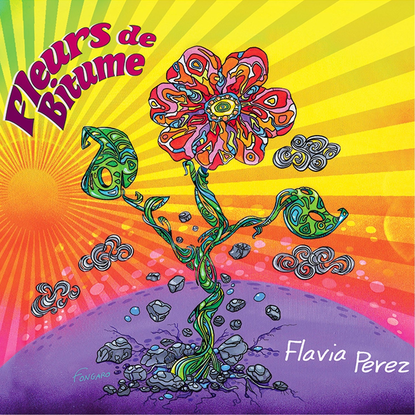 Pochette de : FLEURS DE BITUME - FLAVIA PEREZ (CD)