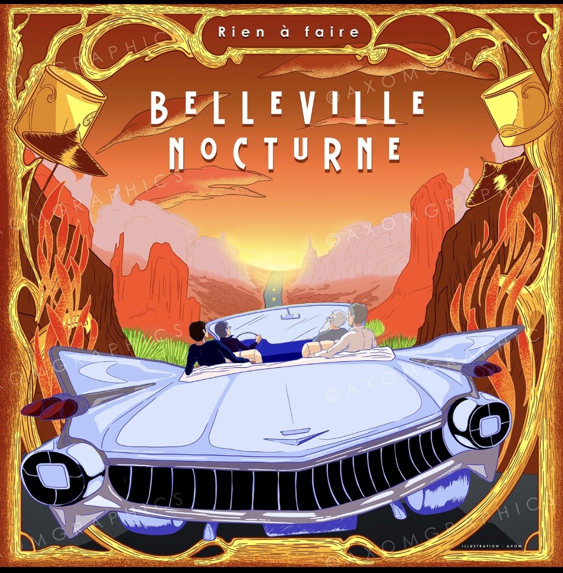 Pochette de : RIEN À FAIRE - BELLEVILLE NOCTURNE (CD)