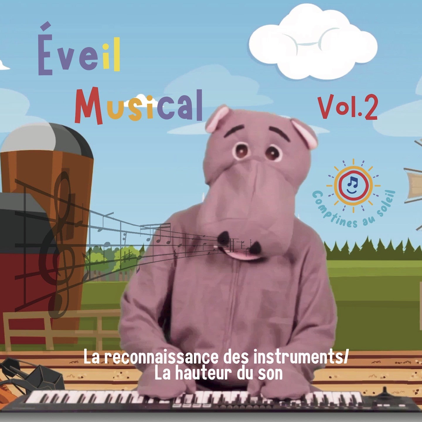 Pochette de : ÉVEIL MUSICAL VOL.2 - COMPTINES AU SOLEIL (CD)