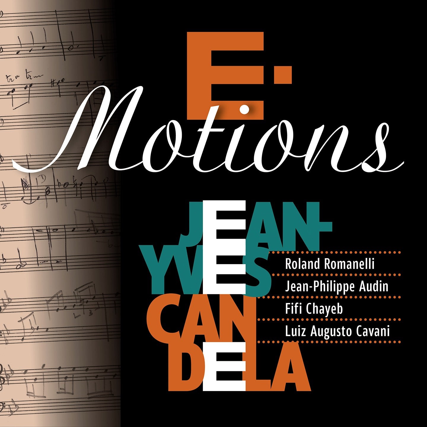 Pochette de : E-MOTIONS - JEAN YVES CANDELA (CD)