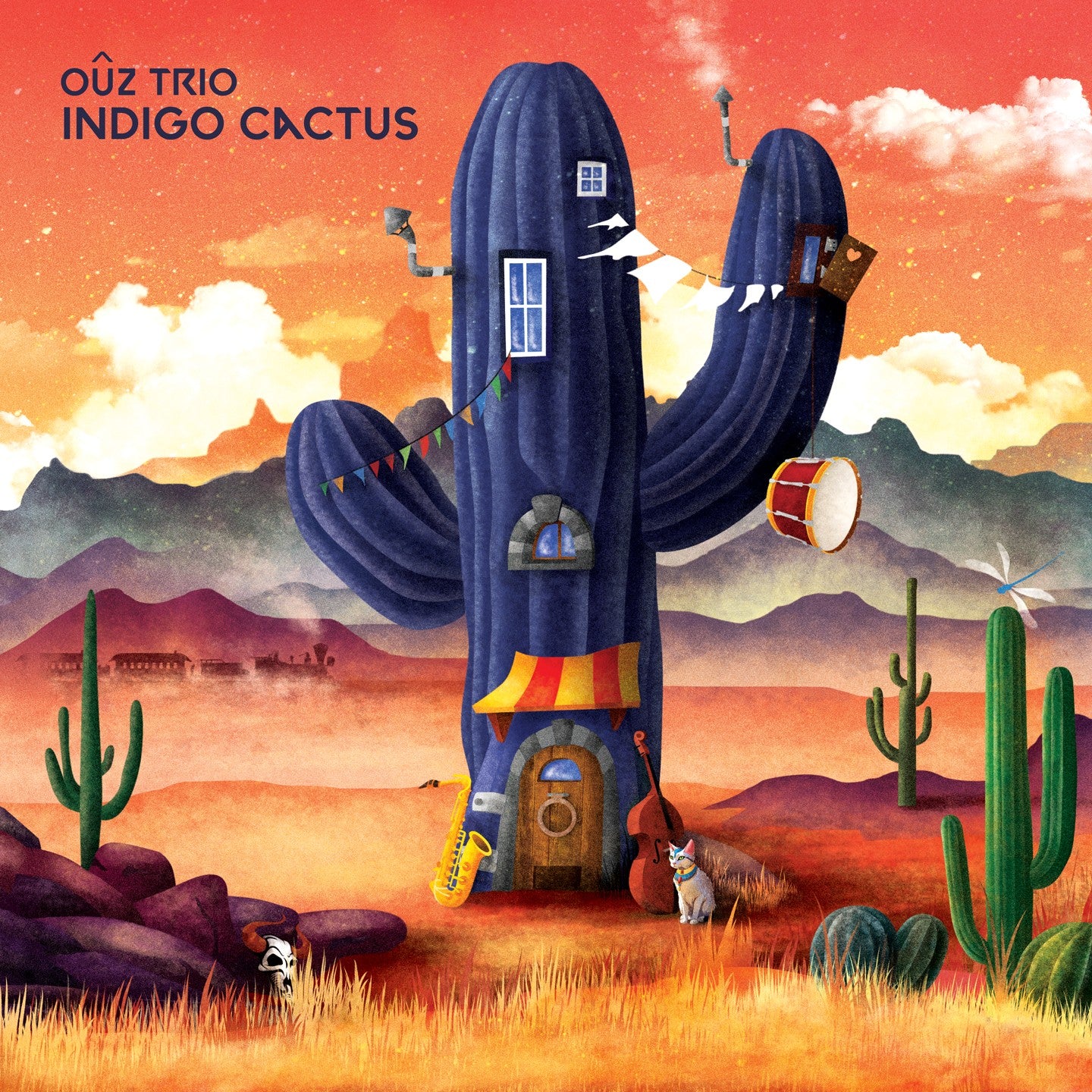 Pochette de : INDIGO CACTUS - OÛZ TRIO (CD)