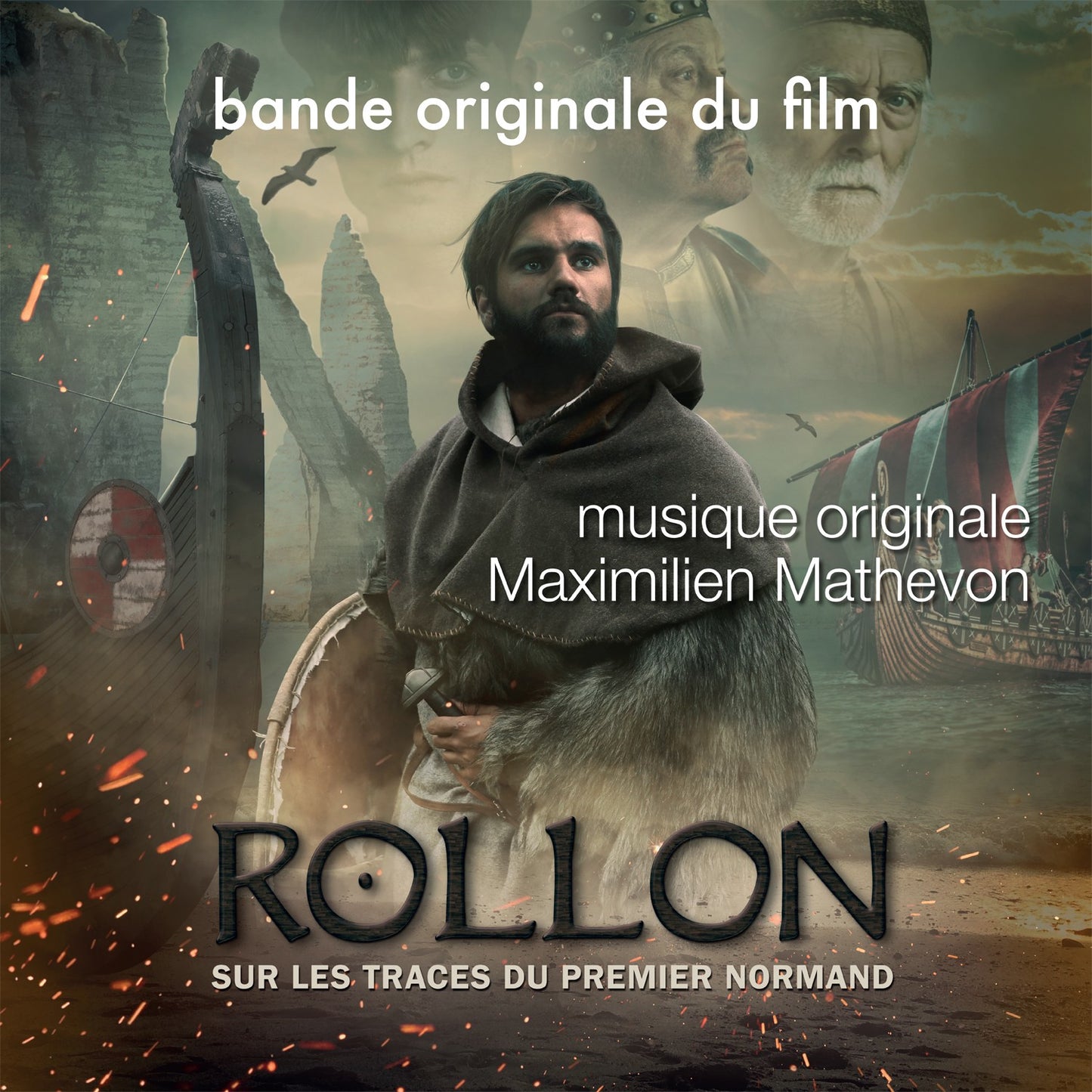 Pochette de : ROLLON - SUR LES TRACES DU PREMIER NORMAND (BANDE ORIGINALE DU FILM) - MAXIMILIEN MATHEVON (CD)