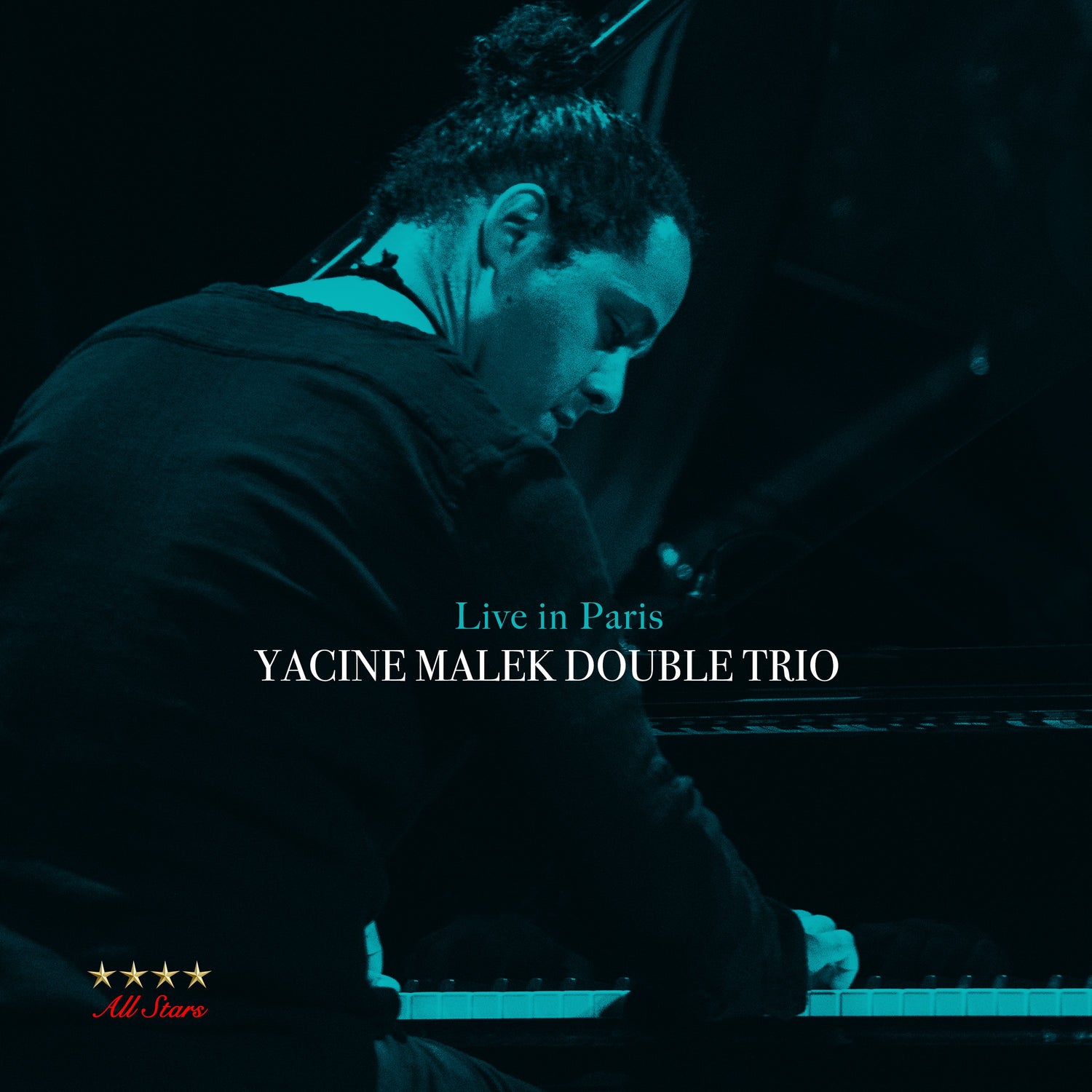 Pochette de : LIVE IN PARIS - YACINE MALEK DOUBLE TRIO (CD)