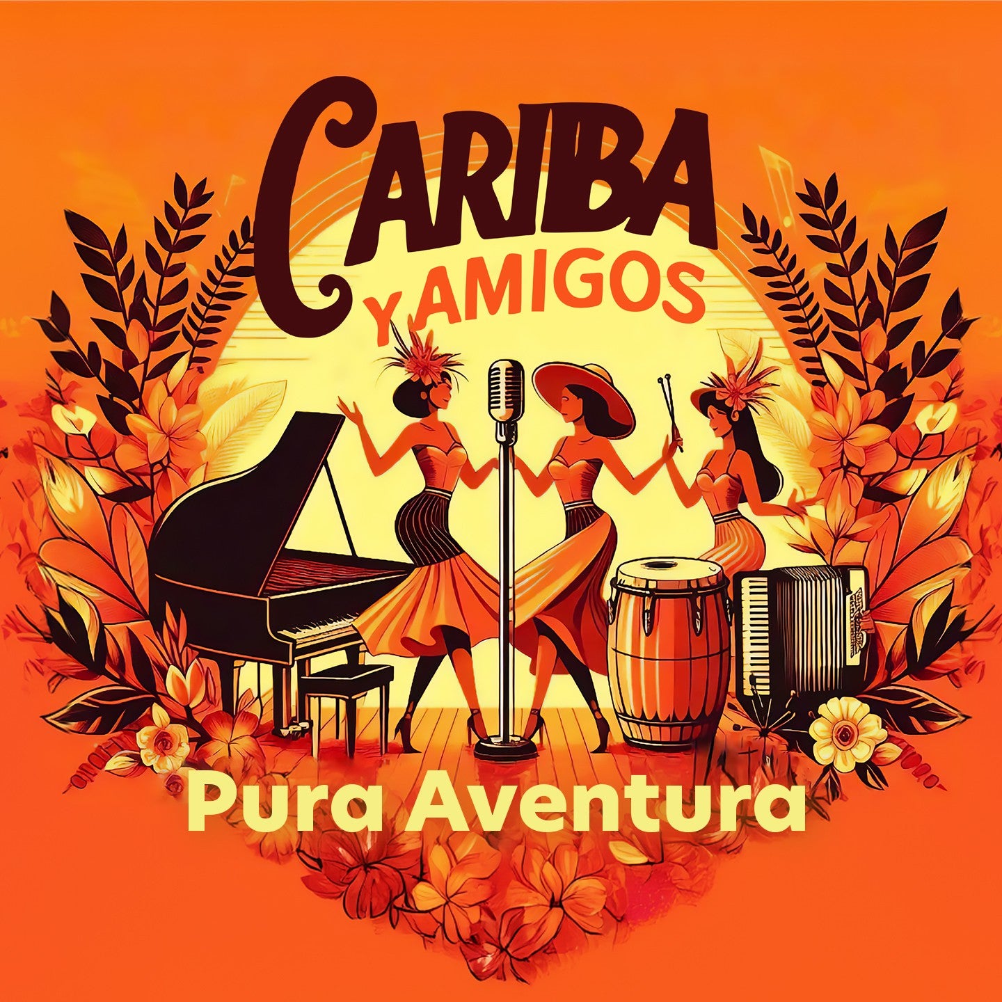 Pochette de : PURA AVENTURA - CARIBA Y AMIGOS (CD)