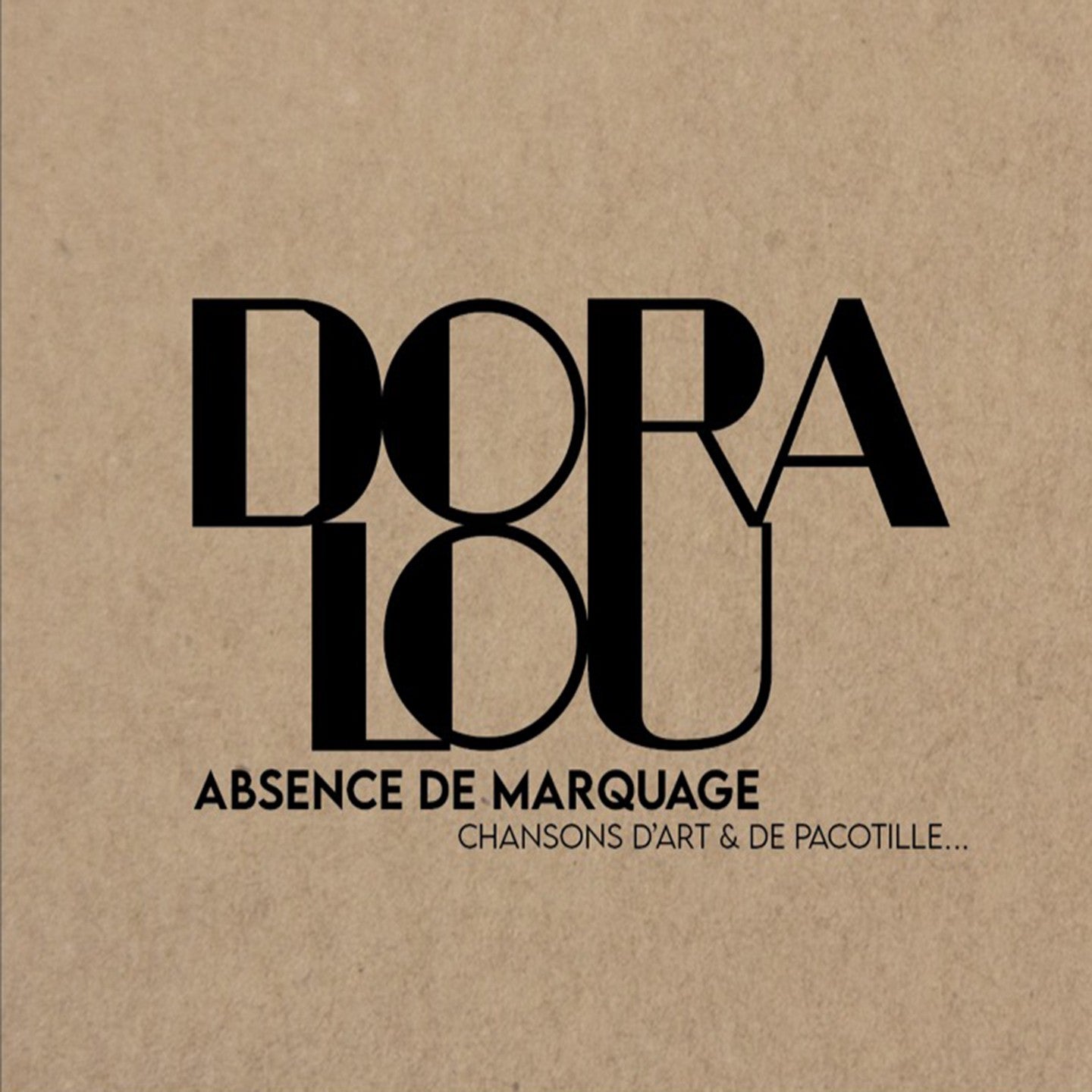 Pochette de : ABSENCE DE MARQUAGE - DORA LOU (CD)