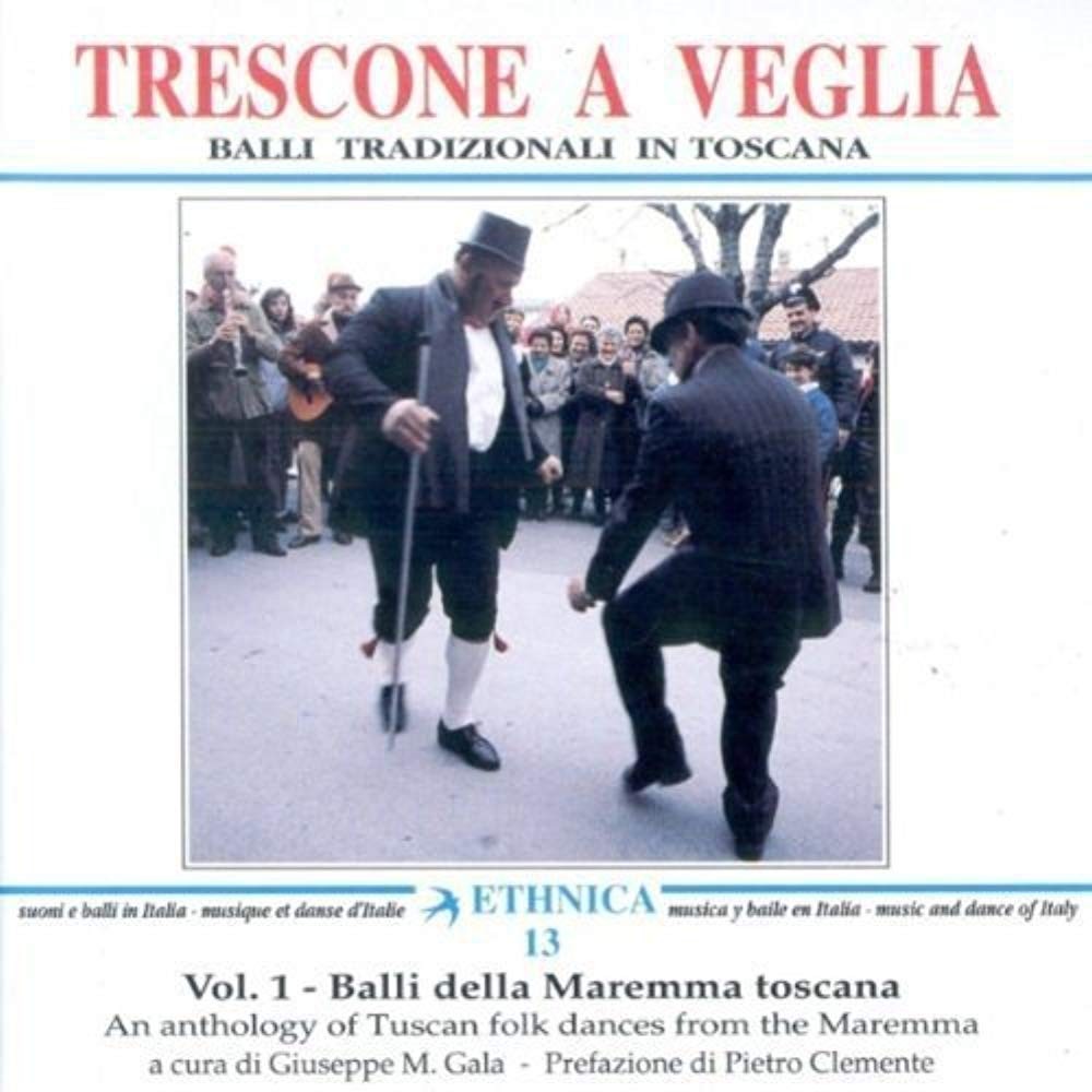 Pochette de :  TUSCAN FOLK DANCES  - TRESCONE A VEGLIA  (CD)