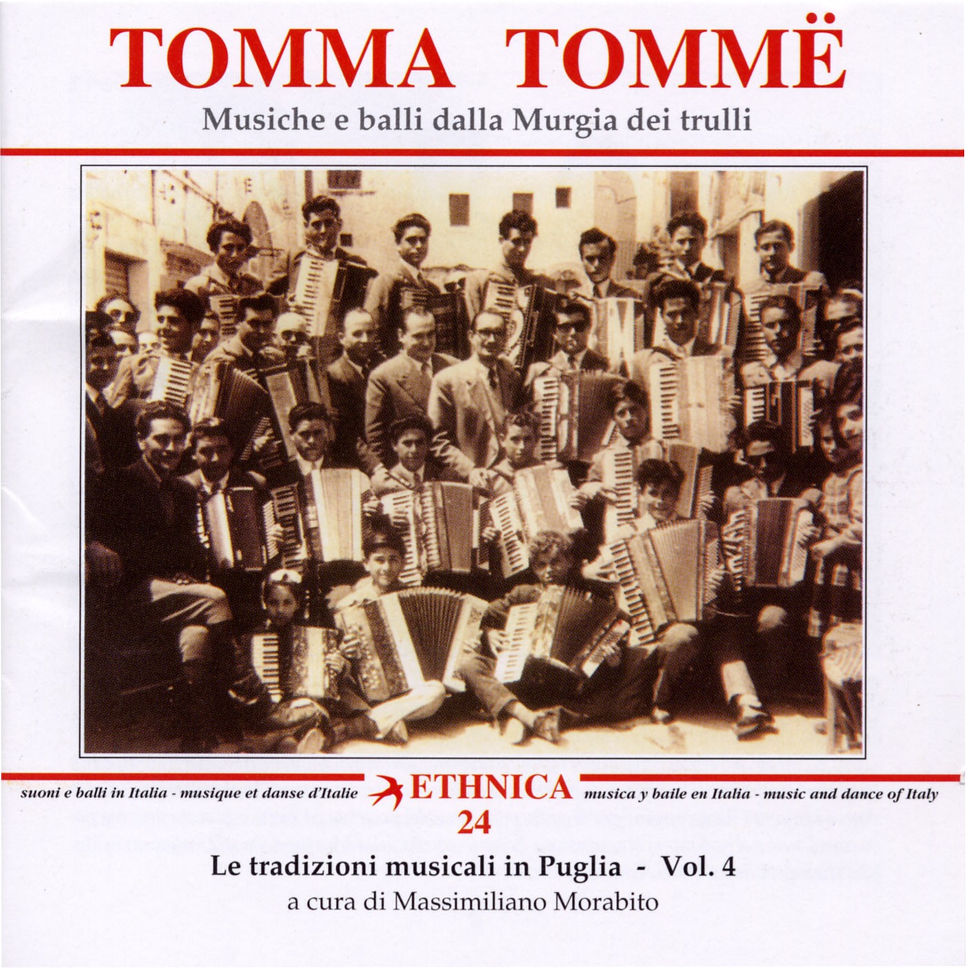 Pochette de :  VOL 4 / TOMMA TOMMÉ  - MUSIQUES DES POUILLES  (CD)