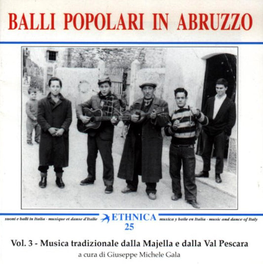 Pochette de :  BALLI POPOLARI IN ABRUZZO VOL 3  - ABRUZZES  (CD)