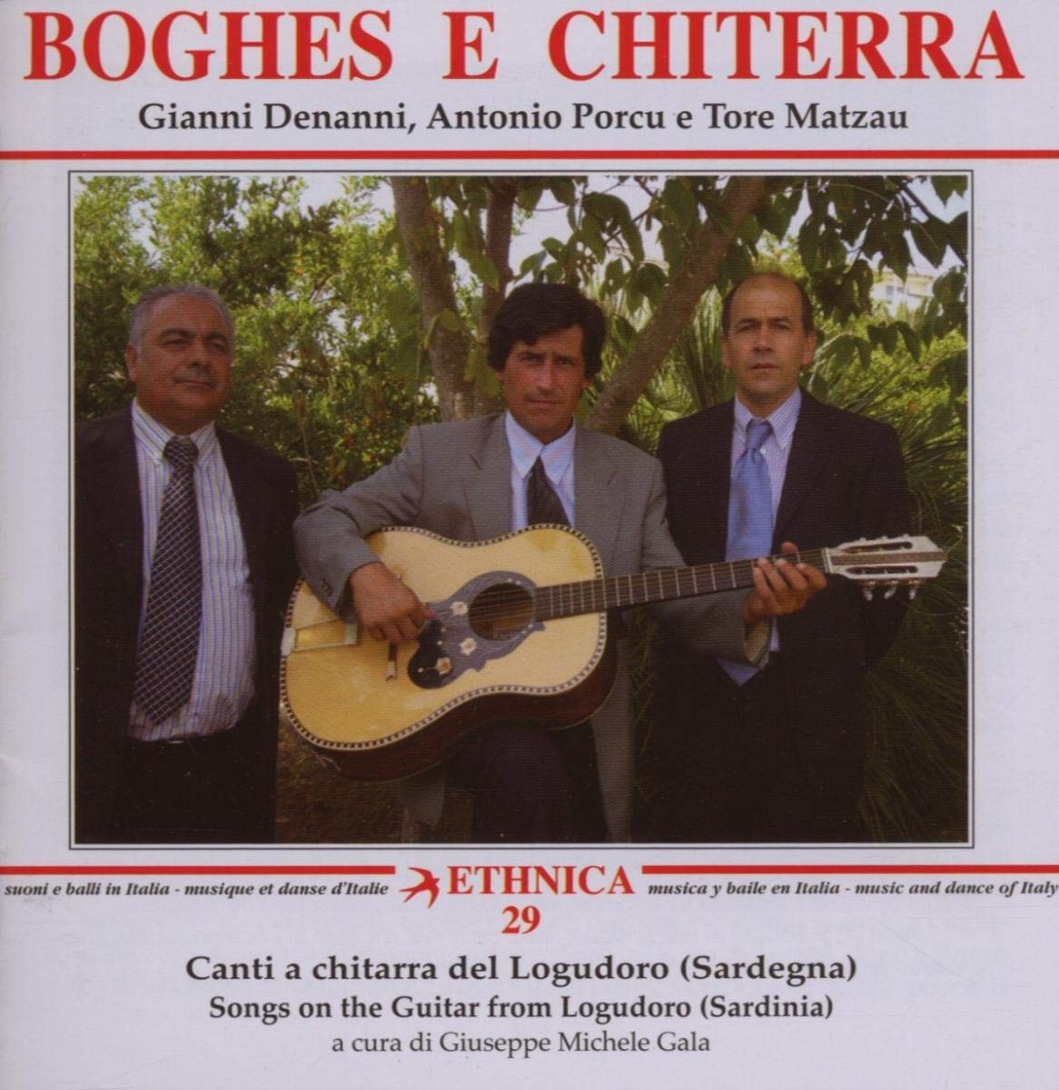 Pochette de :  BOGHES E CHITERRA  - DENANNI / PORCU / MATZAU  (CD)