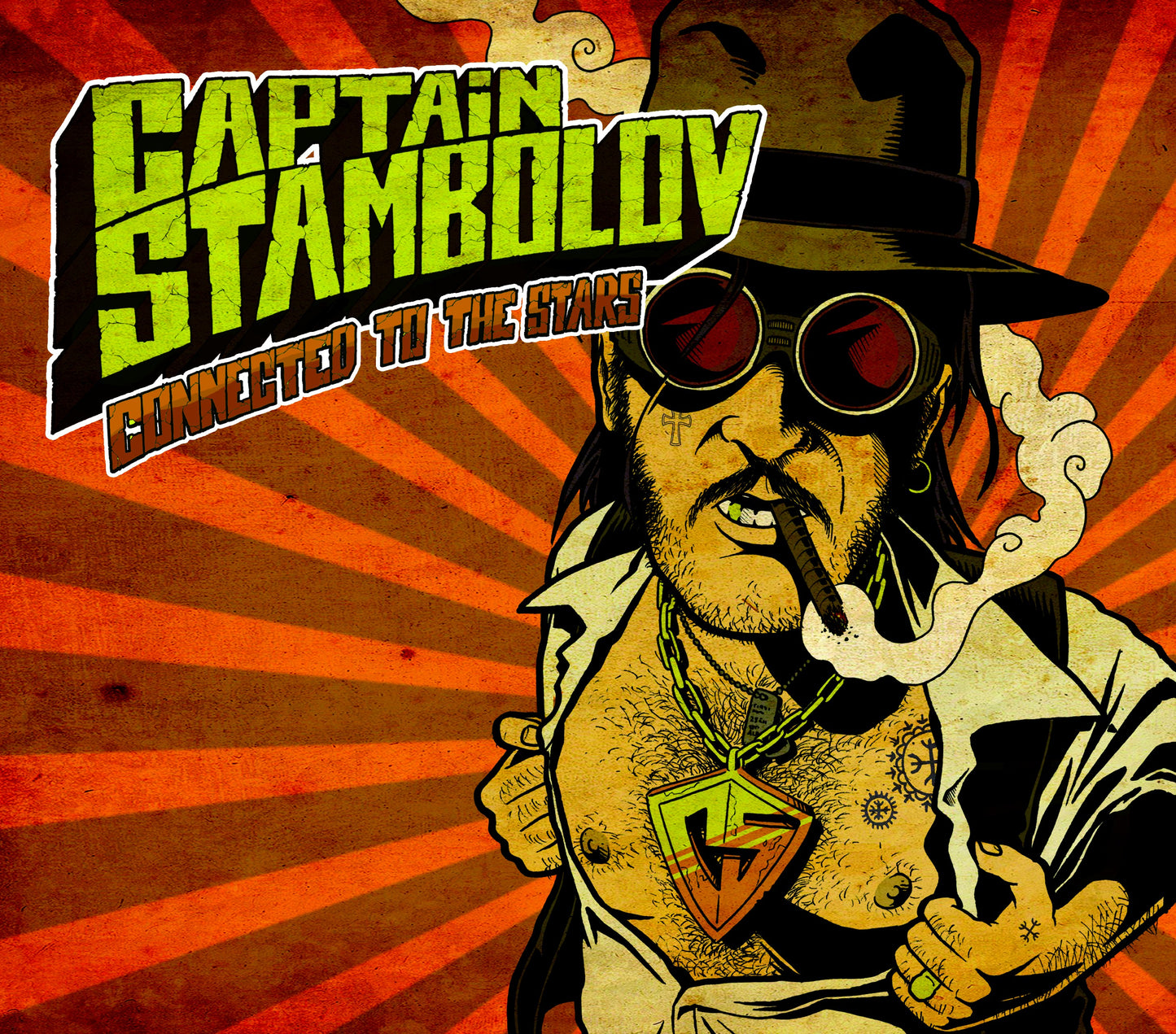 Pochette de : CONNECTED TO THE STARS - CAPTAIN STAMBOLOV (CD)