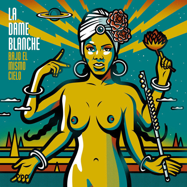 Pochette de : BAJO EL MISMO CIELO - DAME BLANCHE (33T)