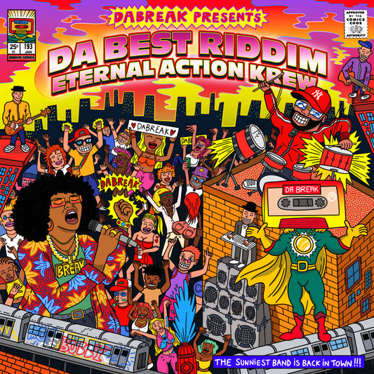 Pochette de : DA BEST RIDDIM ETERNAL ACTION KREW - DA BREAK (CD)