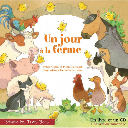 Pochette de : UN JOUR À LA FERME - DENIS (LIVRE CD)